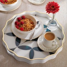 Enyaza Home Schafer Aria Tepsi 1 Parça-Koyu Yeşil