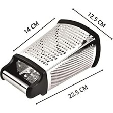 Enyaza Home Arslan Group - Çelik Mutfak Rendesi - Geniş Yüzey - Ince Kalın Rende - Doğrayıcı