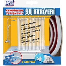 Enyaza Home Duş, Kapı Eşiği, Mutfak Tezgahı Etrafı Su Kesici Bariyer - 2 Metre