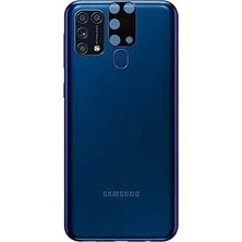 Enyaza Home Galaxy M31 ile Uyumlu 3D Kamera Lens Koruma Camı Siyah