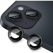 Enyaza Home Happy 15 ve 15 Plus Uyumlu Kamera Camı Lens Koruyucu Halka Set - Siyah