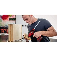 Enyaza Home Akülü Akülü Silikon Mum Tabancası Te-Cg 18 Li - Solo Power X- (Lityum-Iyon, 5 Yapıştırma Çubuğu ve Düz Yapıştırıcı Ucu Dahil) - 4522200