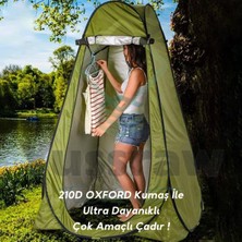 Özbience Kamp Alanı Duş Giyinme ve Wc Kabini 190X120X120CM, Pratik ve Kullanışlı