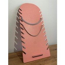 Çakra Ahşap Kolye -Takı Standı 3mm (30X14CM)