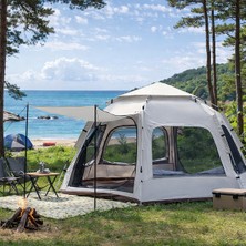 Özbience Geniş Aile Kamp Çadırı Otomatik, Su ve Rüzgar Dayanıklı, 300X300X170CM