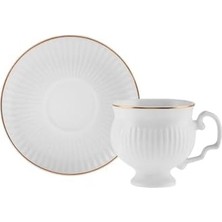 Enyaza Home Karaca Malta 6 Kişilik Kahve Fincan Takımı 100 ml