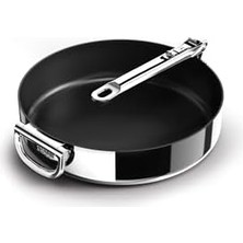 Enyaza Home Joseph Joseph Space 3 Katmanlı Paslanmaz Çelik Seramik Kaplama 28 cm Kızartma Tavası