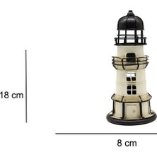 Otantik Çarşı Deokratif Metal Deniz Feneri C1626