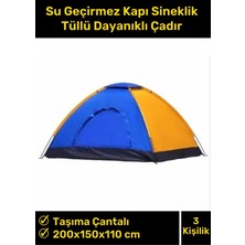 Özbience Su Geçirmez Kapı Sineklikli Kamp Çadırı, Kolay Kurulum, Dayanıklı Kumaş