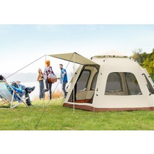 Özbience 8-9 Kişilik Otomatik Tenteli Altıgen Kamp Çadırı 280X280X160