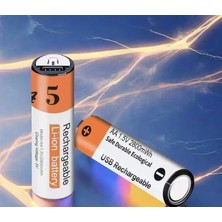 Aggiy K5 Type-C Şarj Edilebilir Büyük Kalem Pil Aa 1.5V 2800MWH