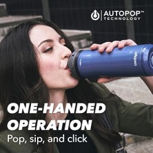 Enyaza Home Contigo Jackson Autopop Soğuk Su Termosu 590 ml Siyah