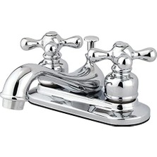 Enyaza Home KB601AX Metal Çapraz Saplı ve Açılır Pencereli Çaydanlık Musluğu, Parlak Krom, 4-1/2 "emzikli Erişim