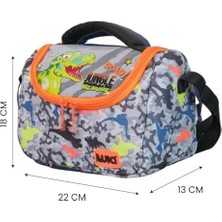 Enyaza Home Wia Yeşil Dinazor Erkek Çocuk Beslenme Çantası - Isı Yalıtımlı