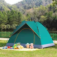 Özbience Çift Kapılı Otomatik Kamp Çadırı, 3 Kişilik, Kolay Kurulum, Plaj ve Piknik Için