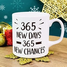 Enyaza Home Giftmoda 365 Yeni Gün 365 Yeni Şans Yılbaşı Tasarımlı Kupa