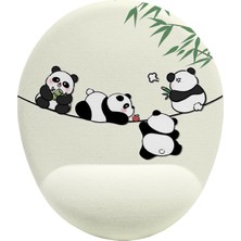 Enyaza Home Yaramaz Pandalar Bilek Destekli Mouse Pad