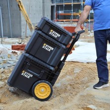 Enyaza Home Cat DA41005 Hyper Stack Ağır Hizmet Tipi 3’lü Tekerlekli Kilitli Takım Çantası Seti