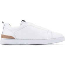 Tamer Tanca Erkek Hakiki Deri Beyaz Sneakers & Spor Ayakkabı 1093 2805 Erk Ayk Y26 Beyaz