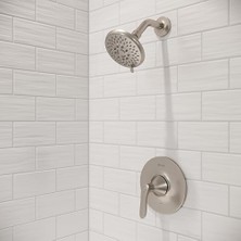 Enyaza Home LG897WRK LG89-7WRK 1-Kulplu Sadece Fırçalanmış Nikel Döşeme Kiti