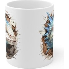 Enyaza Home Mrn - 3D Kupa Bardak/bukalemun Tasarımlı 3 Boyutlu Kupa Bardak Baskılı