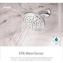 Enyaza Home Brantford Krom Posi-Temp Duş Seti 8 Inç Eko-Performans Yağmur Duşlu, Valf Gerekli, T2252EP