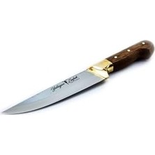 Enyaza Home El Yapımı Venge Saplı Sarı Bilezikli Et Bıçağı