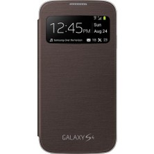 Enyaza Home Orijinal EF-CI950BAEGWW Flip Cover (Galaxy S4 ile Uyumlu) Kahverengi