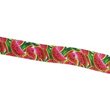 Enyaza Home Karpuz Dilimi Resimli Grogren Kurdela 2.5 Cm-1 Metre