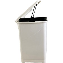 PremiumPort Şık ve Pratik 15 Litre Iç Kovalı Pedallı Çöp Kovası