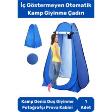 Özbience Kamp ve Deniz Için Fermuarlı, Pencereli, Pratik Giyinme Kabini