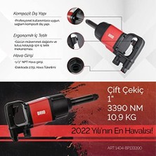Enyaza Home Havalı Somun Sökme 1'' 3390 Nm Çift Çekiç 10,9 kg