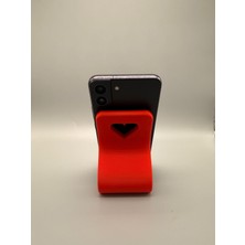Mays 3D Studio Kalp Detaylı Telefon Standı – 3D Baskı Masaüstü Telefon Tutucu
