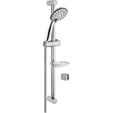 Enyaza Home Slim A45678STA 3f Sürgülü El Duşu Takımı, Krom