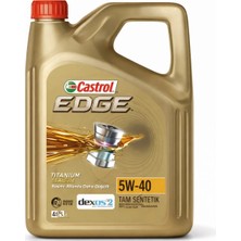 Edge 5W-40 Tam Sentetik Motor Yağı – 4 LITRE-2026 Üretim Yılı-Dizel,benzinli,turbo Beslemeli Araçşar
