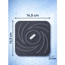 Enyaza Home Kötü Koku Böcek Önleyici Gider Tıpası Lavabo Balkon Tuvalet Gider Kapatıcı Kapak Silikon (Gri-Gri)