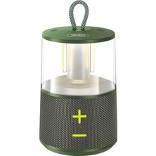 Enyaza Home Xo Is Beauty Audiobeam 10W Bluetooth 5.0 Tws Kablosuz Hoparlör F59, 1200MAH Batarya, Fm Radyo, Kamp Işığı, Microsd Kart Desteği (32GB), Ipx5 Suya Dayanıklı, Type-C Şarj, 3.5mm Aux Girişi | Yeşil