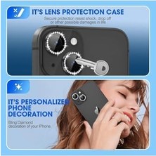 Enyaza Home 15 Ile Uyumlu 9h Temperli Cam Halka Kamera Lens Koruyucu, Siyah