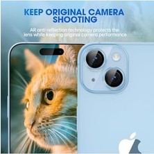 Enyaza Home Telefoncuyuzco 15 Ile Uyumlu 9h Temperli Cam Halka Kamera Lens Koruyucu