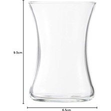 Enyaza Home Paşabahçe Mıss Çay Bardağı 0 6'lı Pencereli Kutu