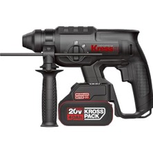 Enyaza Home KUC60.2 20VOLT 4.0AH. 2.0j Li-Ion Çift Akülü Şarjlı Kömürsüz Profesyonel Sds-Plus Pnömatik Kırıcı/delici