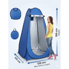 Özbience Portatif Giyim Değiştirme Çadırı ve Soyunma Kabini, Otomatik Kurulum