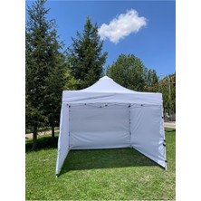 Özbience Taşınabilir 3x3 Güneşlik Çardak Seti, Yan Kapamalı, Hafif ve Kolay Kurulum