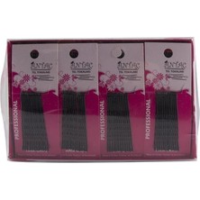 Enyaza Home Siyah Topuzlu Tel Toka 72'lik Pk 12'li Kartlı