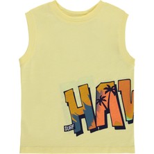 Civil Boys Hawaii Basklı 2-5 Yaş Tişört - Sarı