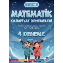 Altın Nokta Yayınevi Altın Nokta Yayınları 3. Sınıf Matematik Olimpiyat Denemeleri 4 Deneme