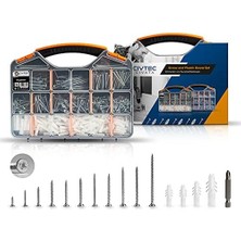 Enyaza Home Civtec 1022 Parça 17 Çeşit Vida ve Dübel Seti -Takım Çantası Tk-27