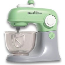 Apexma Oyuncak Pilli Sesli 3 Farklı Başlıklı Gerçekçi Hareketli Mikser - Eğitici Evcilik Mutfak Oyun Seti