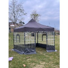 Özbience Dayanıklı Katlanabilir Bahçe Gözesi 3x3 M, Kolay Kurulum ve Taşıma