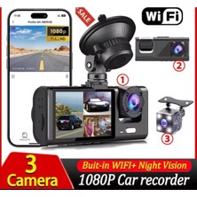 Sora Home Üç Kameralı Wi‑fi Araç Içi Kamera – Gps Takip & G-Sensor Özellikli Güvenlik Çözümü